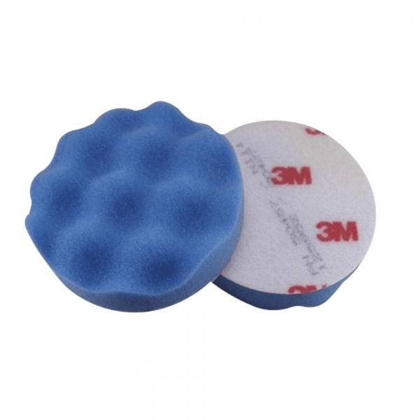 Mousse de lustrage alvéolée bleue