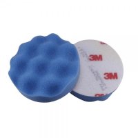 Mousse de lustrage alvéolée bleue