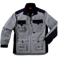 Veste work attitude serge coton 250g noir/gris Taille 52/54