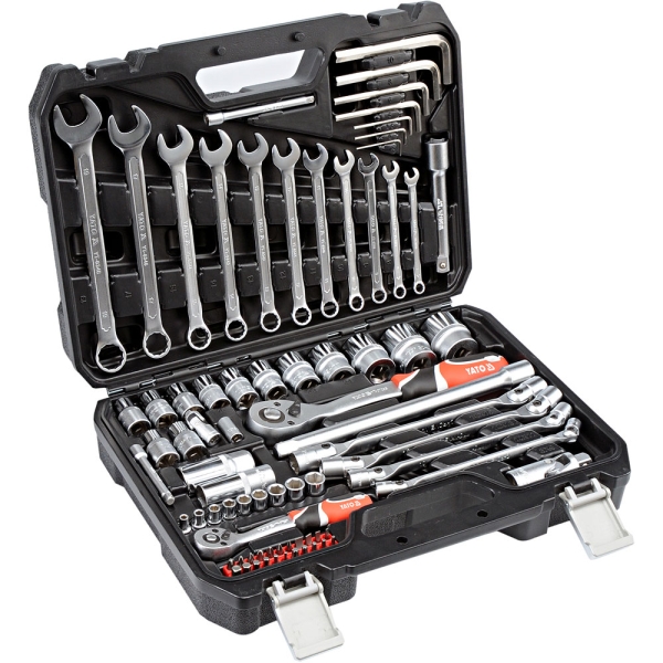 Coffret outils 1/2" - 1/4" 77 pièces