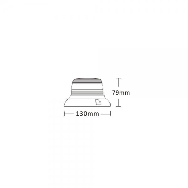 Gyrophare LED 12/24V double flash