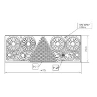 Feu multifonctions arr. europoint II connecteur AMP gauche