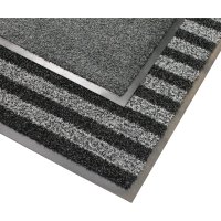 Tapis de sol polyamide gris lavable