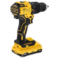 Kit perceuse visseuse compact à percussion XR 18V 3Ah avec 2 batteries - Mandrin métal