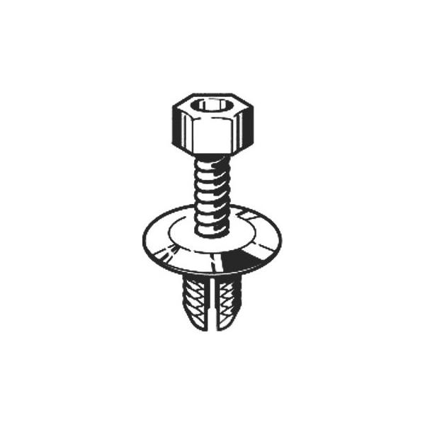 Sachet agrafes garnissages 10821 Ford Ø 7,2 mm