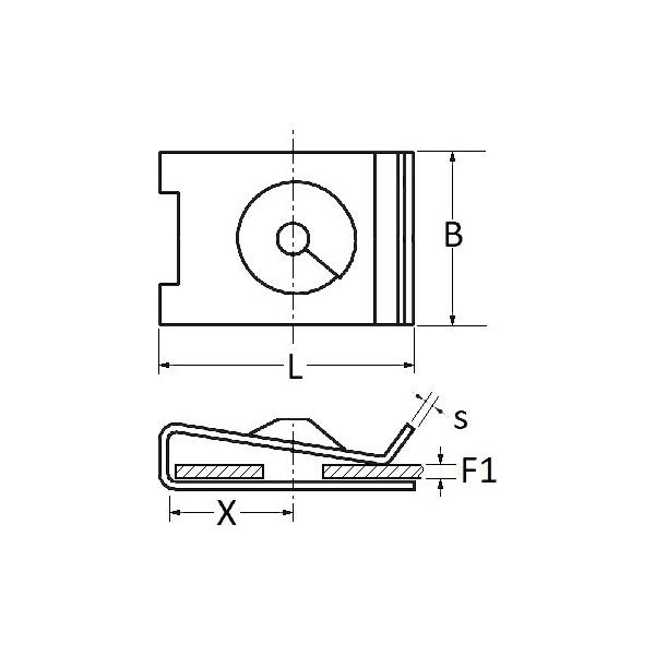 Sachet agrafes garnissage 11176 VW Audi Seat Skoda Ø 4,8 mm