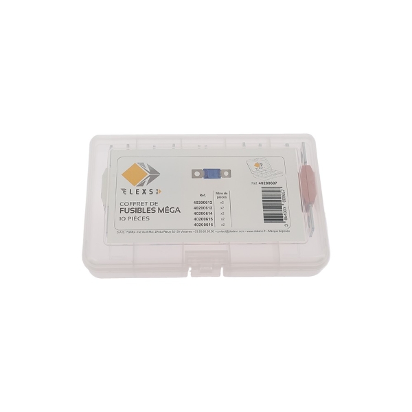 Coffret fusible mega 10 pcs Elexsi