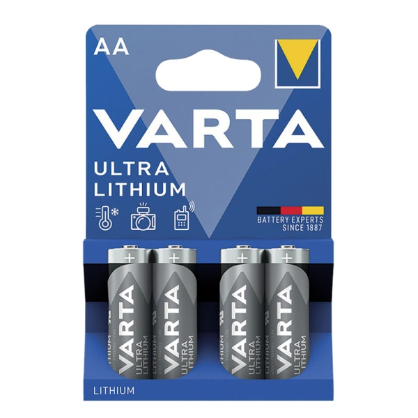 Pile ultra lithium professionnel LR6 AA