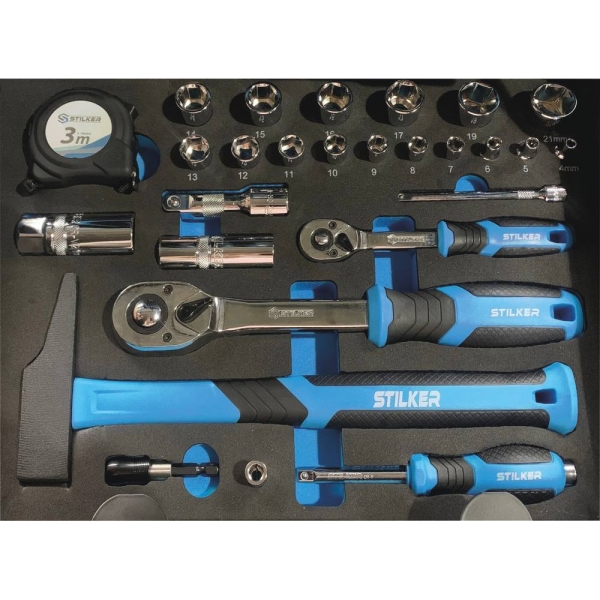 Coffret outillage 112 pcs 1/4" -1/2"
