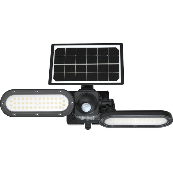 Projecteur LED solaire 1400 lm 15W avec détecteur - satellite