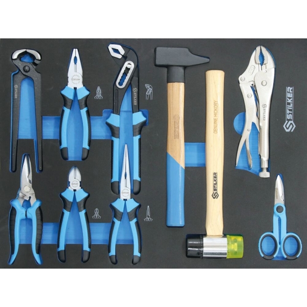 Mobilier d’atelier complet avec servante et 247 outils
