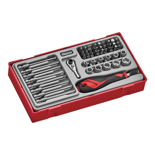Coffret de tournevis + embouts 49 pièces
