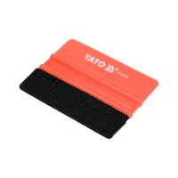 Raclette plastique bord fibre pour application film