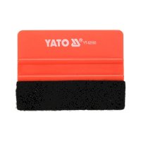 Raclette plastique bord fibre pour application film