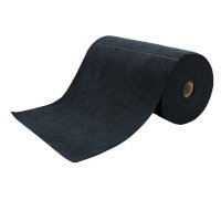 Rouleau 75 microbfibres noires predecoupées 30x30 cm