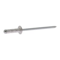 Rivets multiserrage tête plate Alu - Acier