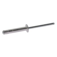 Rivets multiserrage tête plate Alu - Acier