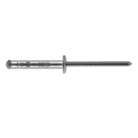 Rivets multiserrage tête plate Alu - Acier