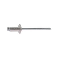 Rivets tête plate alu acier