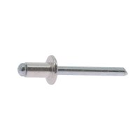 Rivets tête plate alu acier