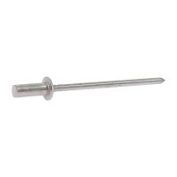 Rivets tête plate étanche alu - acier