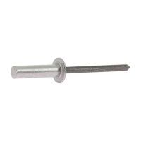 Rivets tête plate étanche alu - acier