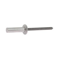 Rivets tête plate étanche alu - acier
