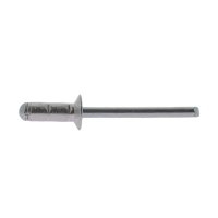 Rivets multiserrage tête fraisée Alu - Acier