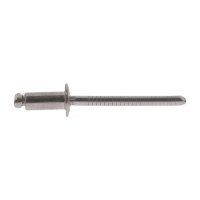 Rivets tête plate inox - inox
