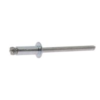 Rivets tête plate acier - acier