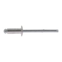 Rivets tête plate acier - acier