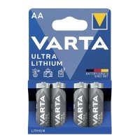 Pile ultra lithium professionnel LR6 AA