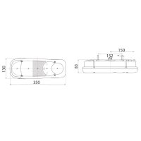 FEU MULTIFONCTIONS LC5 VIGNAL REVERSIBLE AVEC CONN. 7F