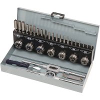 Coffret de tarauds filieres metriques M3-M12 32 pcs