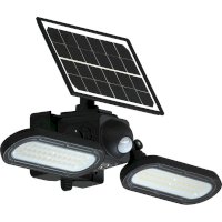 Projecteur LED solaire 1400 lm 15W avec détecteur - satellite