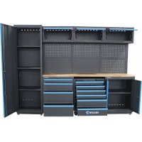 Mobilier d’atelier complet avec servante et 247 outils