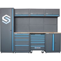 Mobilier d’atelier complet avec servante et 247 outils