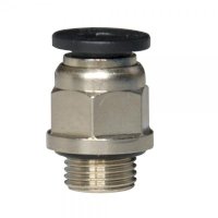 Raccord droit mâle cylindrique