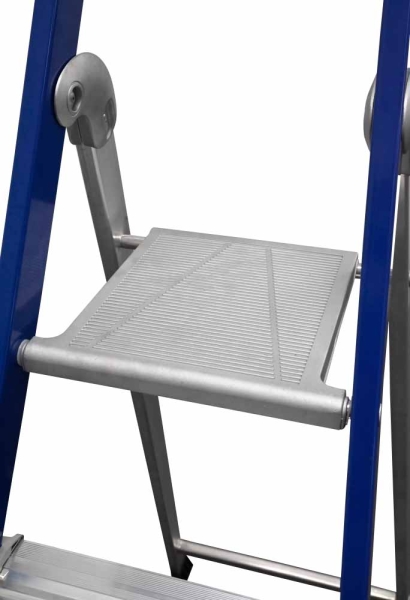 Escabeau aluminium laqué