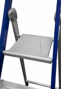 Escabeau aluminium laqué