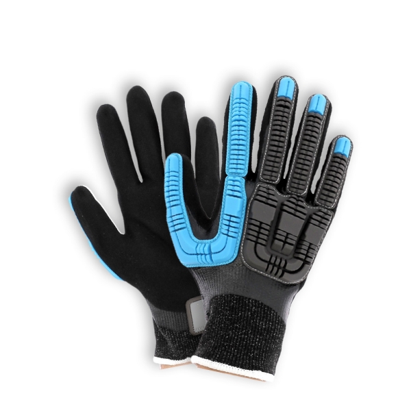 Gants de protection absorbeurs de chocs anti coupure RIG DOG niveau 5