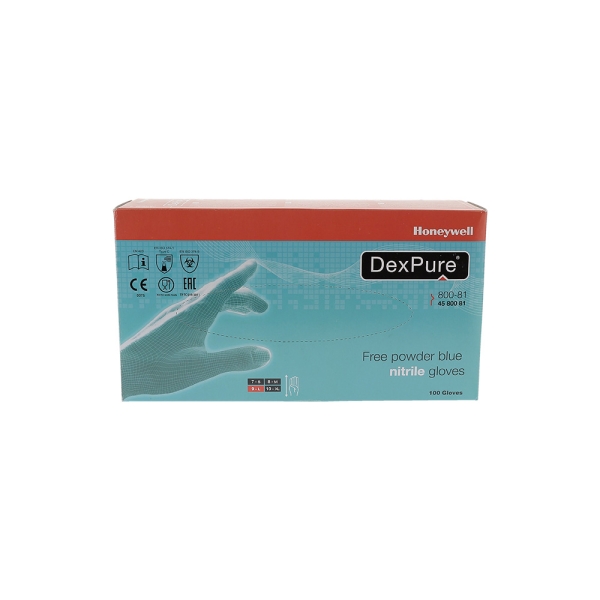 Boite de 100 gants nitrile non poudrés Taille 9/L