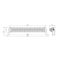 Rampe courbée LED