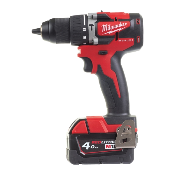 Perceuse à percussion compacte BRUSHLESS 18V 60 Nm avec 2 batteries