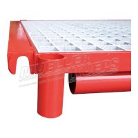 Passerelle de sécurité pour fosse bord saillant + barrières