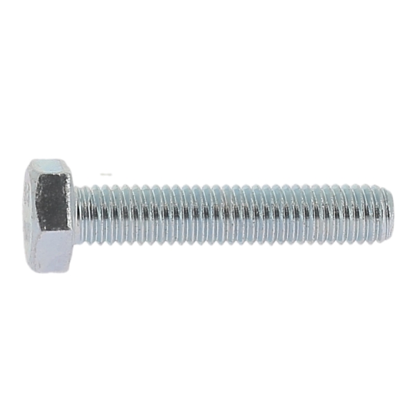 Vis métrique tête hexagonale DIN933 ZINC Blanc