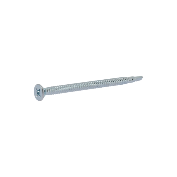 Vis autoperforante a ailette empreinte PH zinc blanc