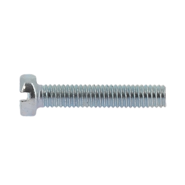 Vis à métaux tête cylindrique fendue DIN84 ZINC blanc