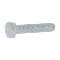 Vis métrique tête hexagonale DIN933 ZINC Blanc