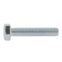 Vis métrique tête hexagonale DIN933 ZINC Blanc
